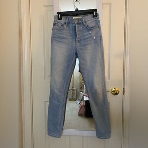 Aritzia Denim Forum Yoko High Rise Slim 25